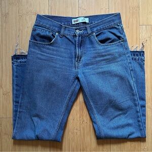 LEVI’S 505 STRAIGHT INDIGO JEANS